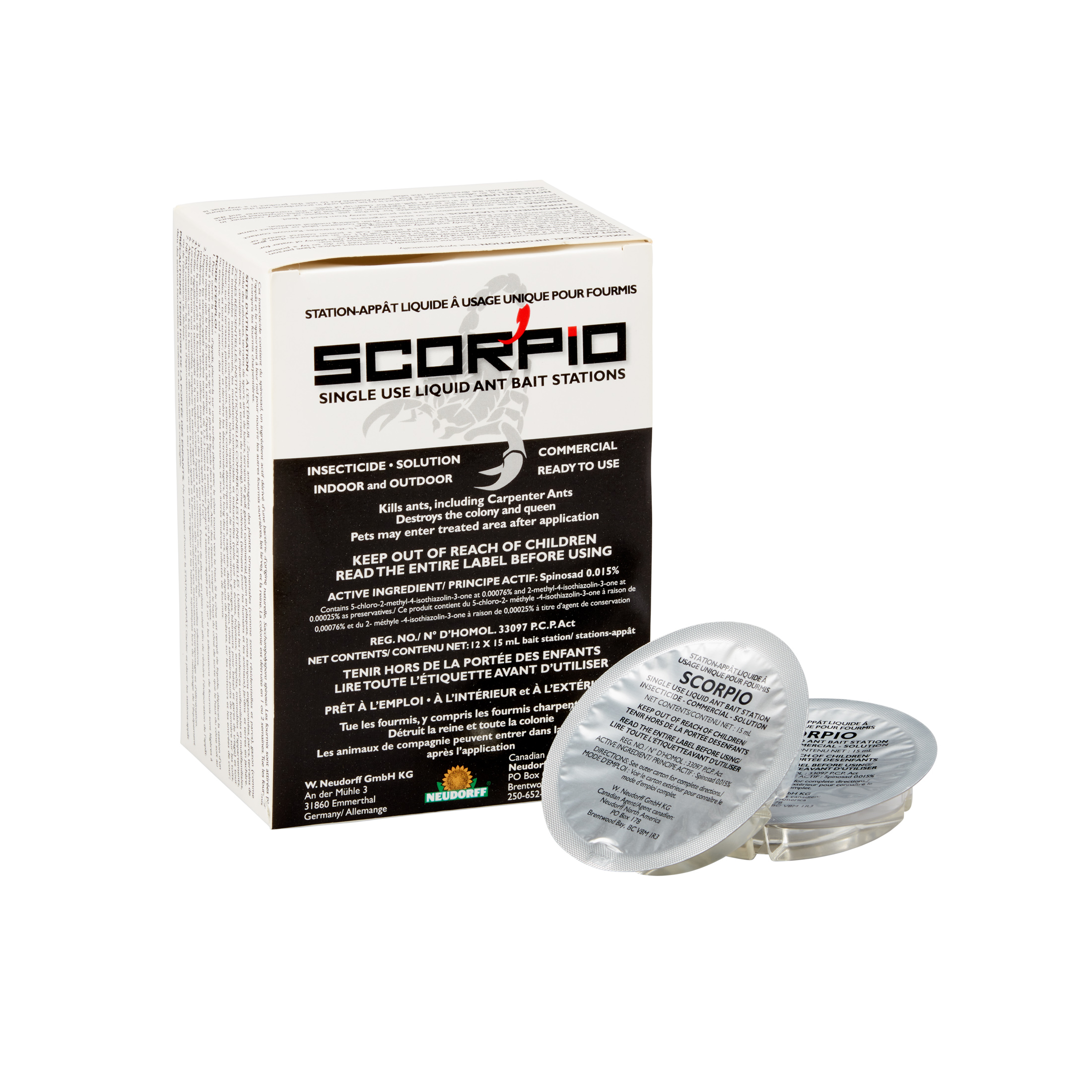Scorpio Single-Use Liquid Ant Bait Station